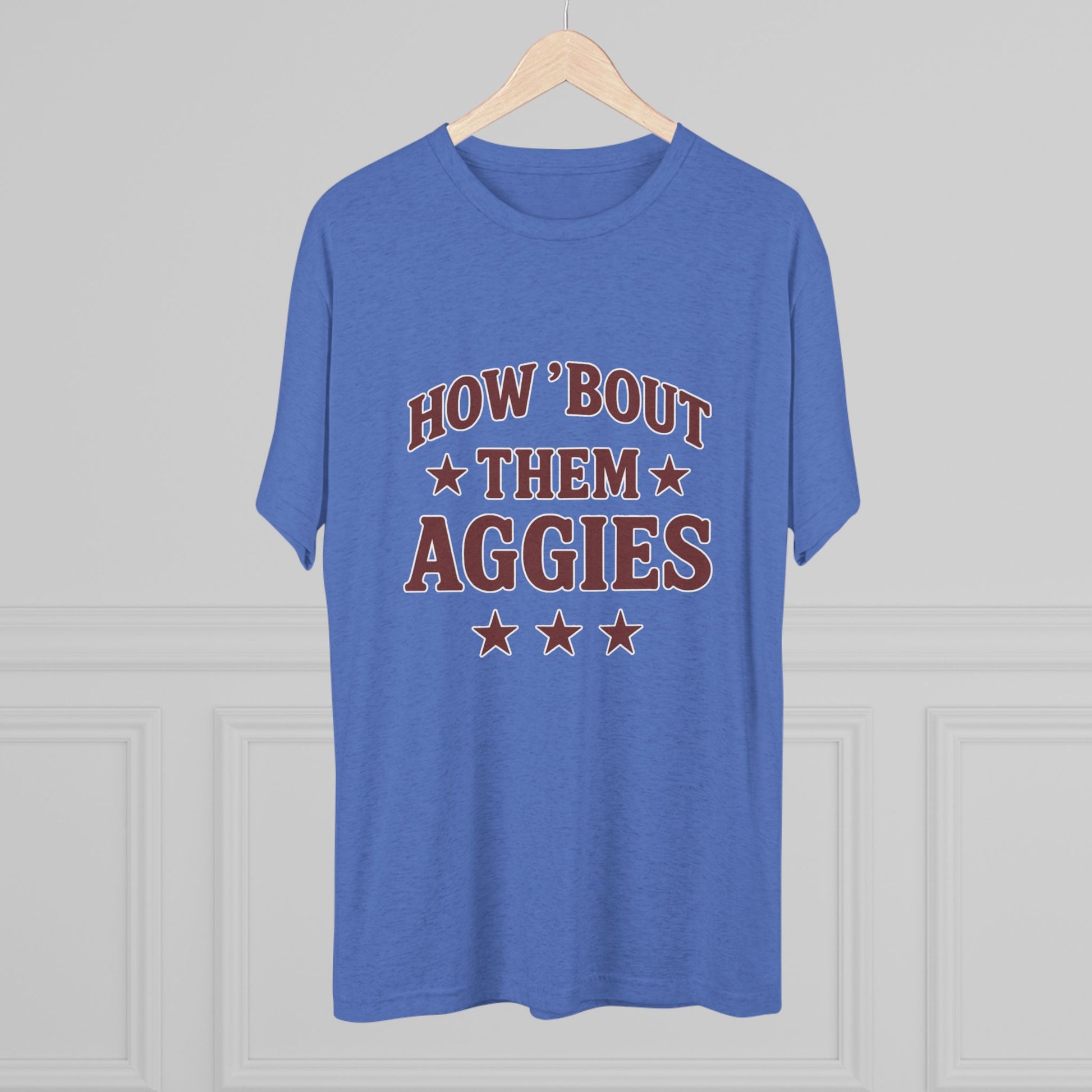 How 'Bout Them Aggies - Unisex Tri-Blend Crew Tee