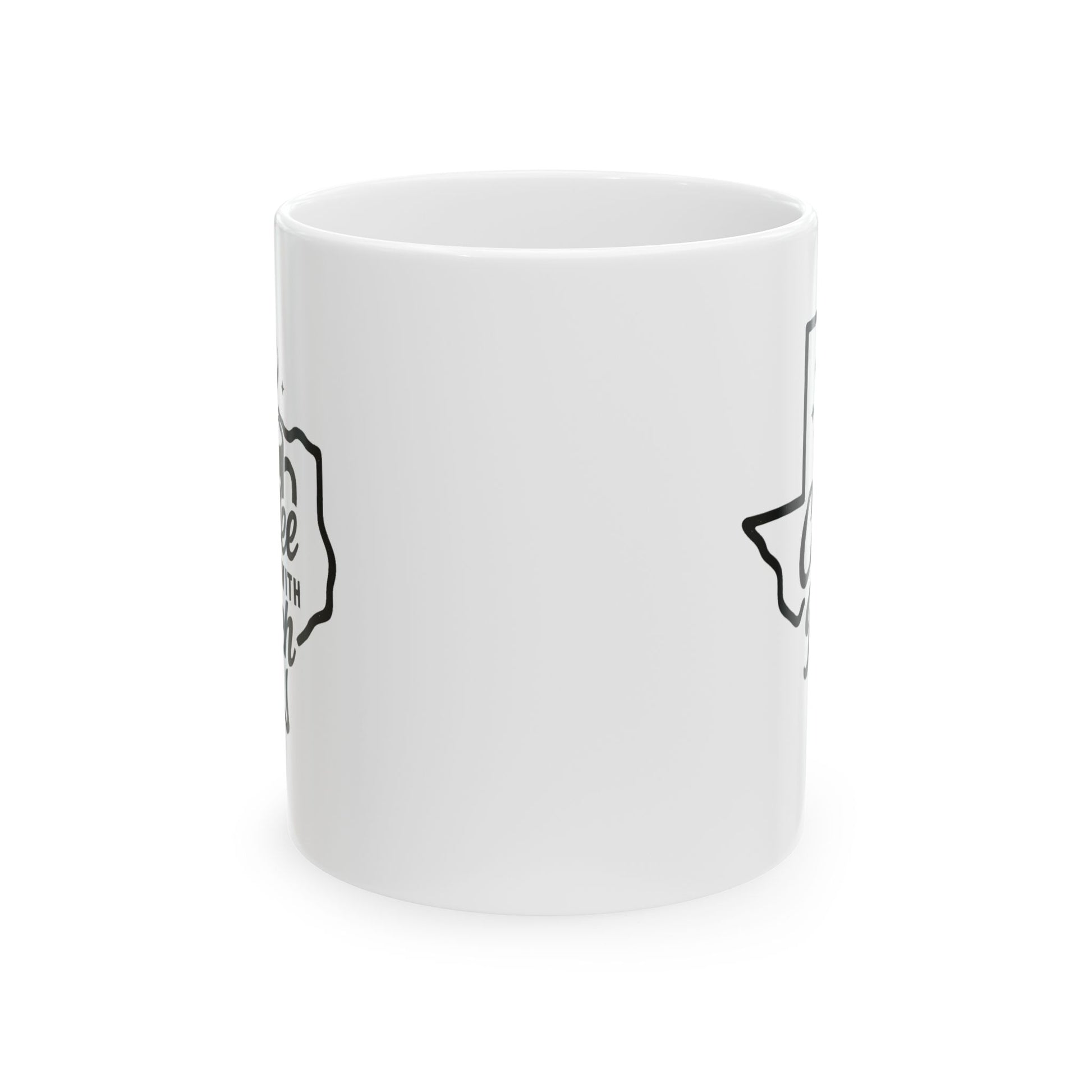 Coffee with Rich, Texas Edition - Ceramic Mug, (11oz)