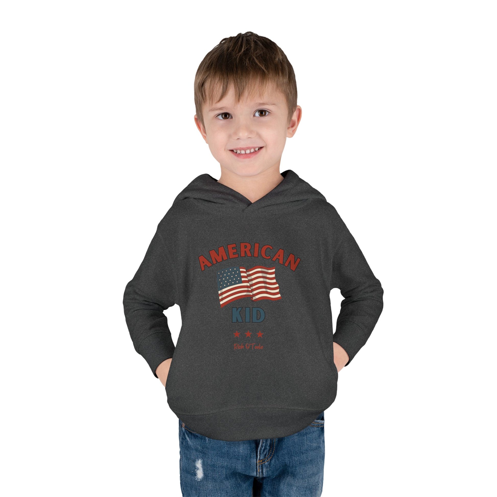 American Kid - Toddler Pullover Fleece Hoodie