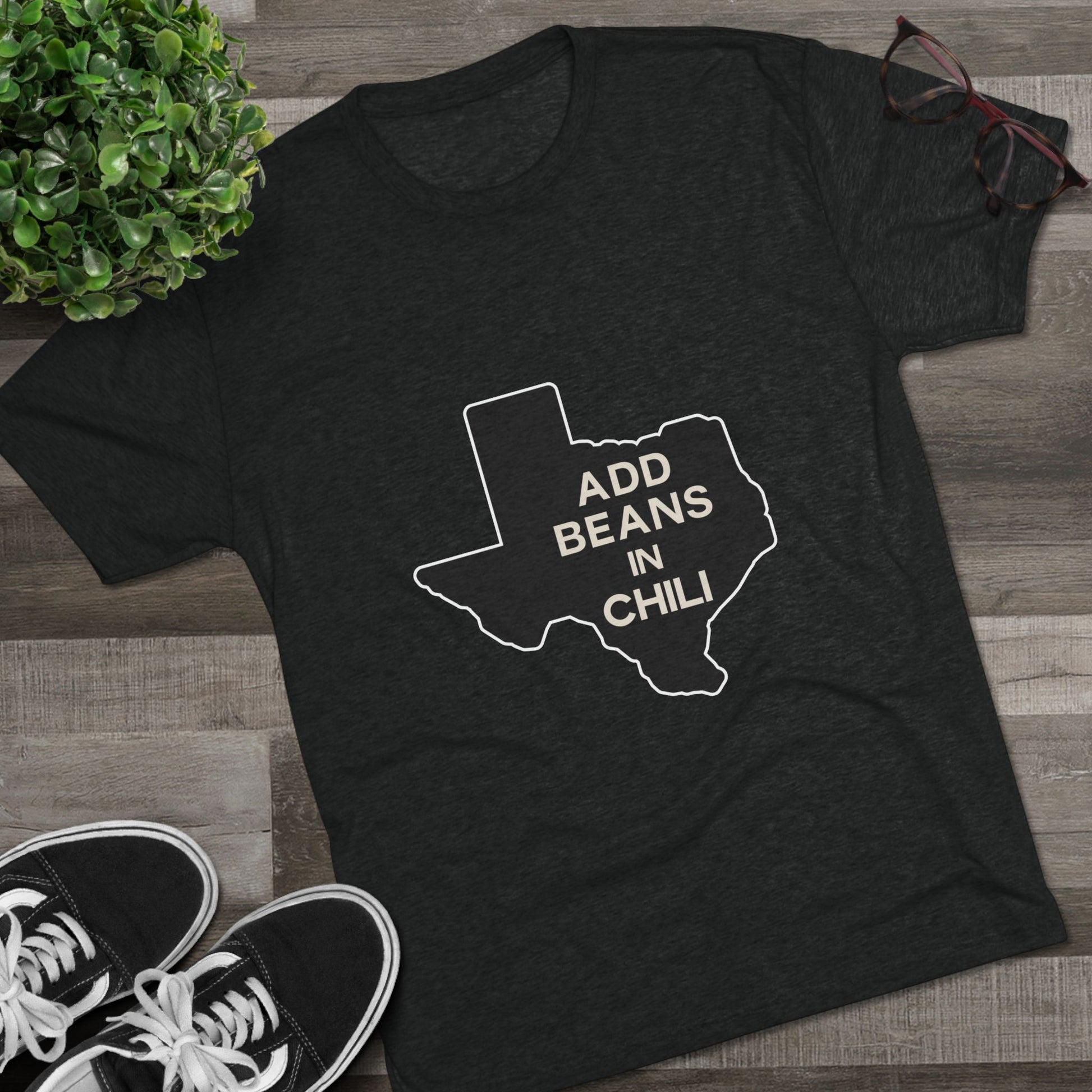 Add Beans in Chili - Tri-Blend Crew Tee