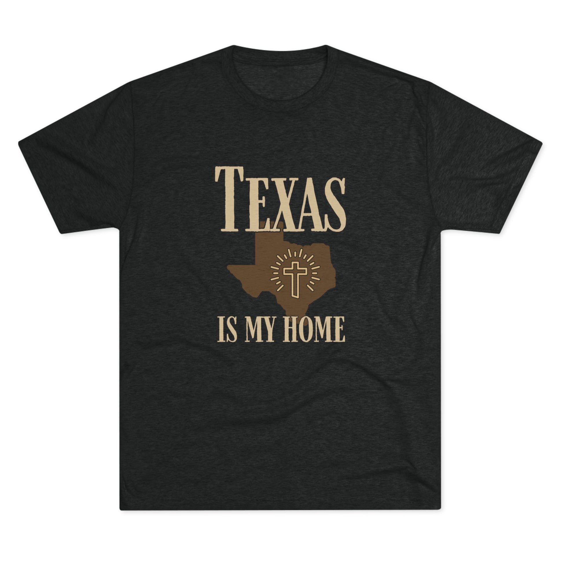 Texas is My Home - Tri-Blend Crew Tee