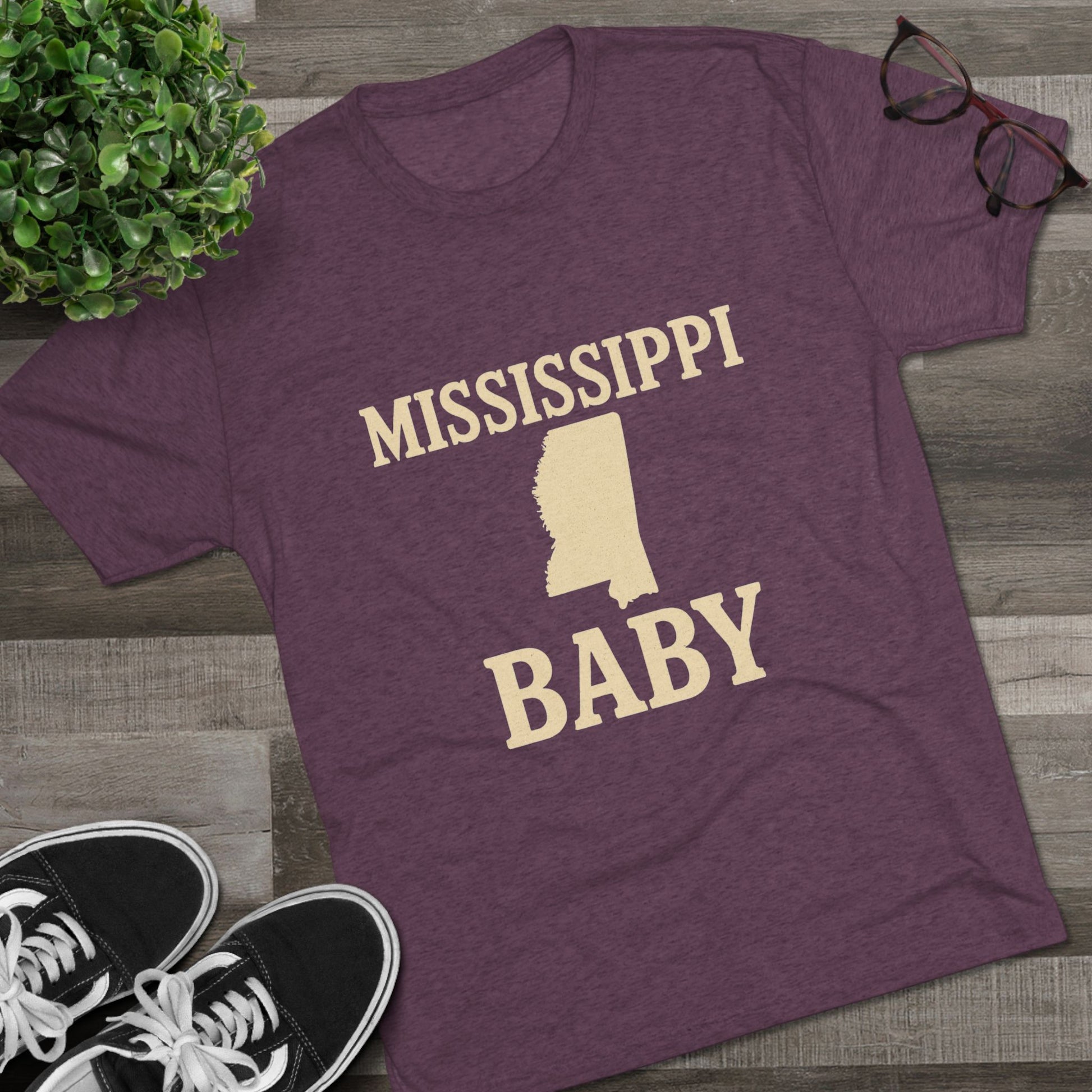 Mississippi Baby - Tri-Blend Crew Tee