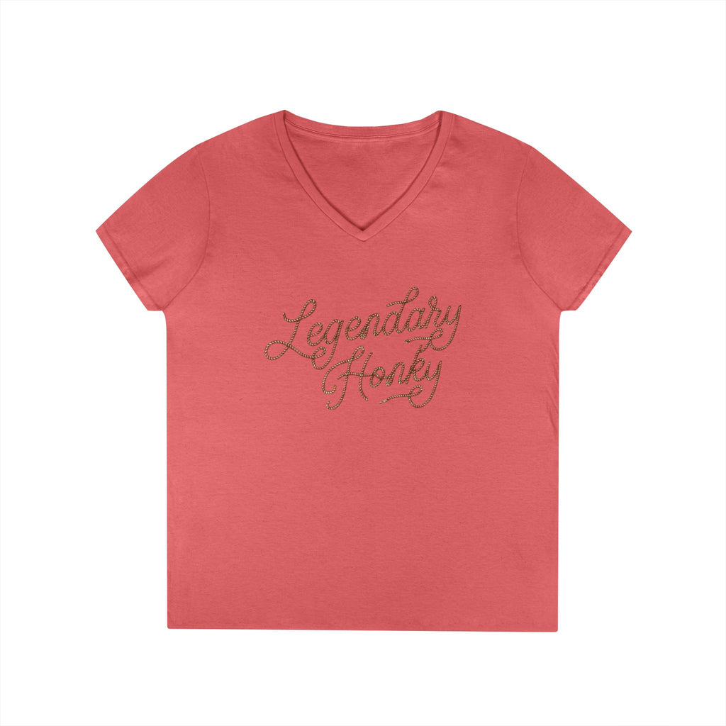 Legendary Honky - Ladies' V-Neck T-Shirt