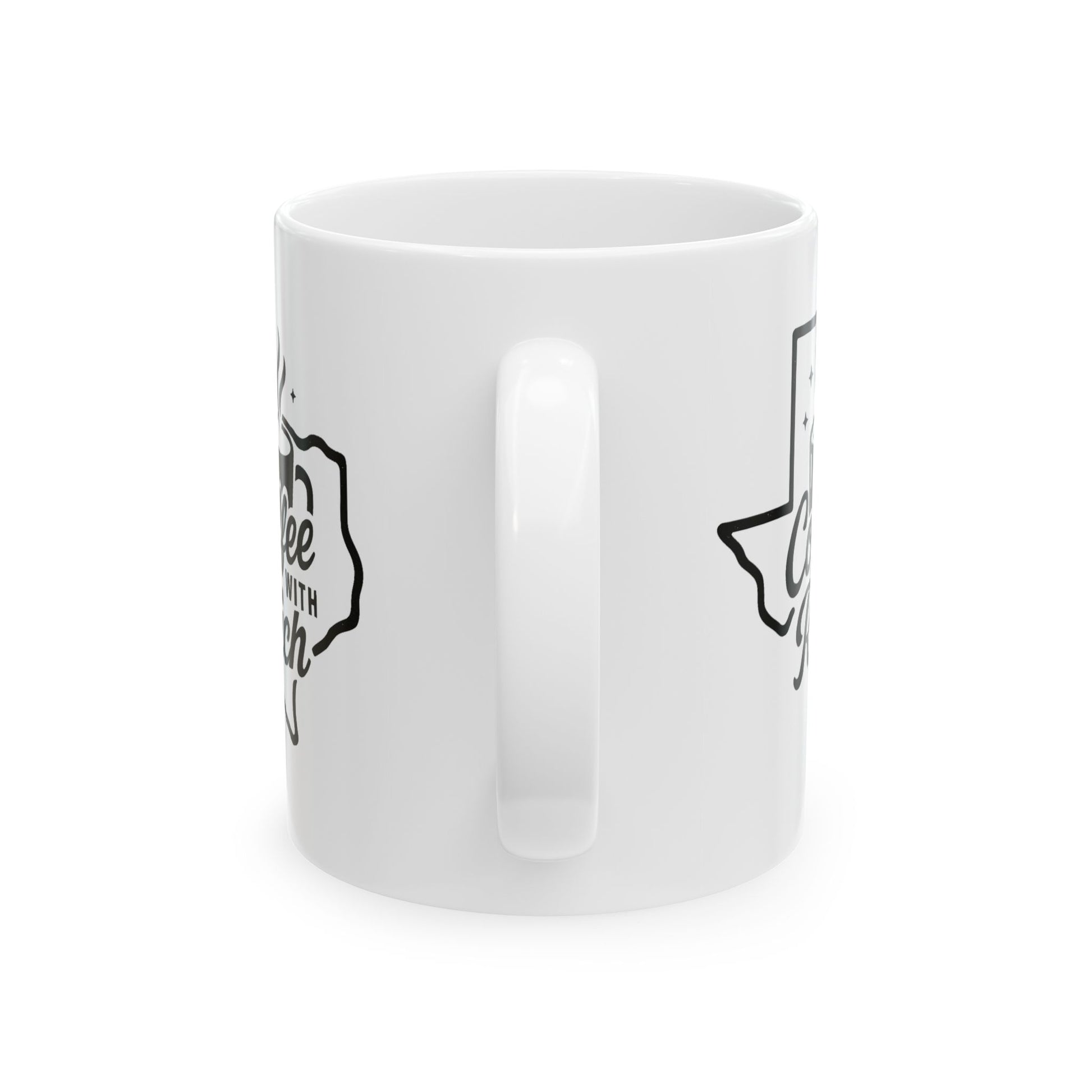 Coffee with Rich, Texas Edition - Ceramic Mug, (11oz)