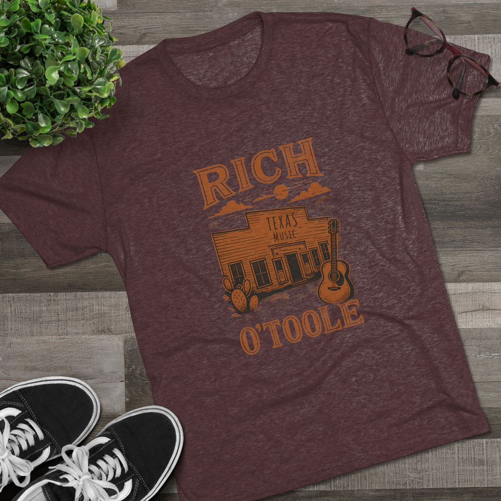 Rich O'Toole Texas Music - Tri-Blend Crew Tee
