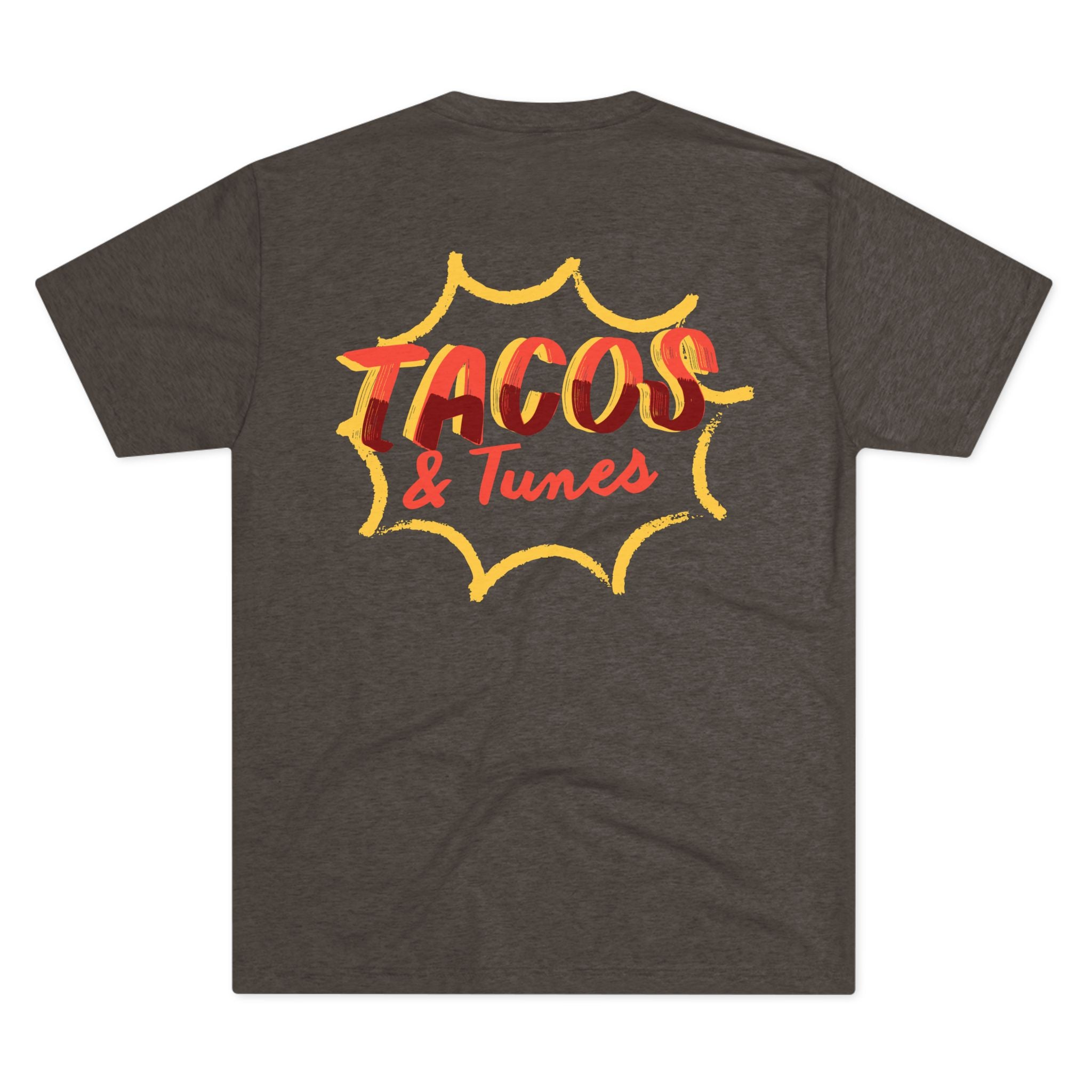 Tacos and Tunes - Tri-Blend Crew Tee