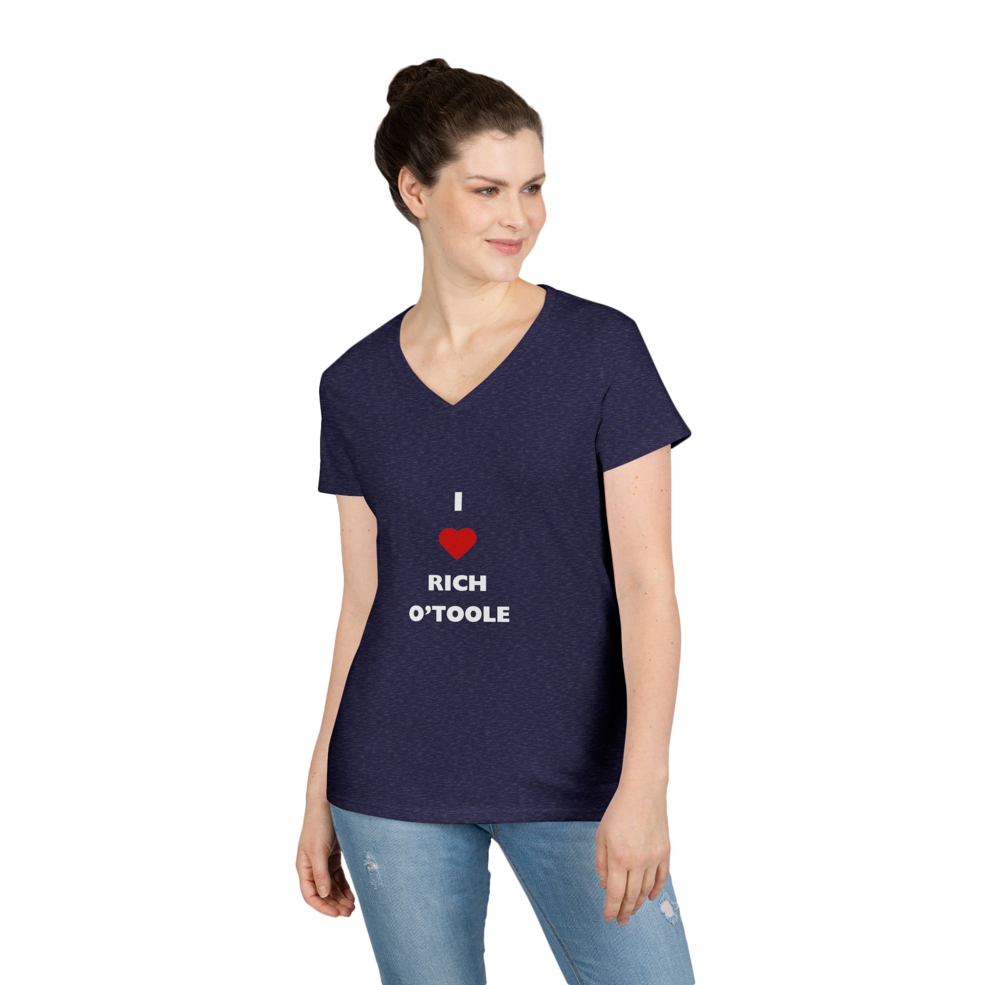 I love Rich O'Toole - Ladies' V-Neck T-Shirt
