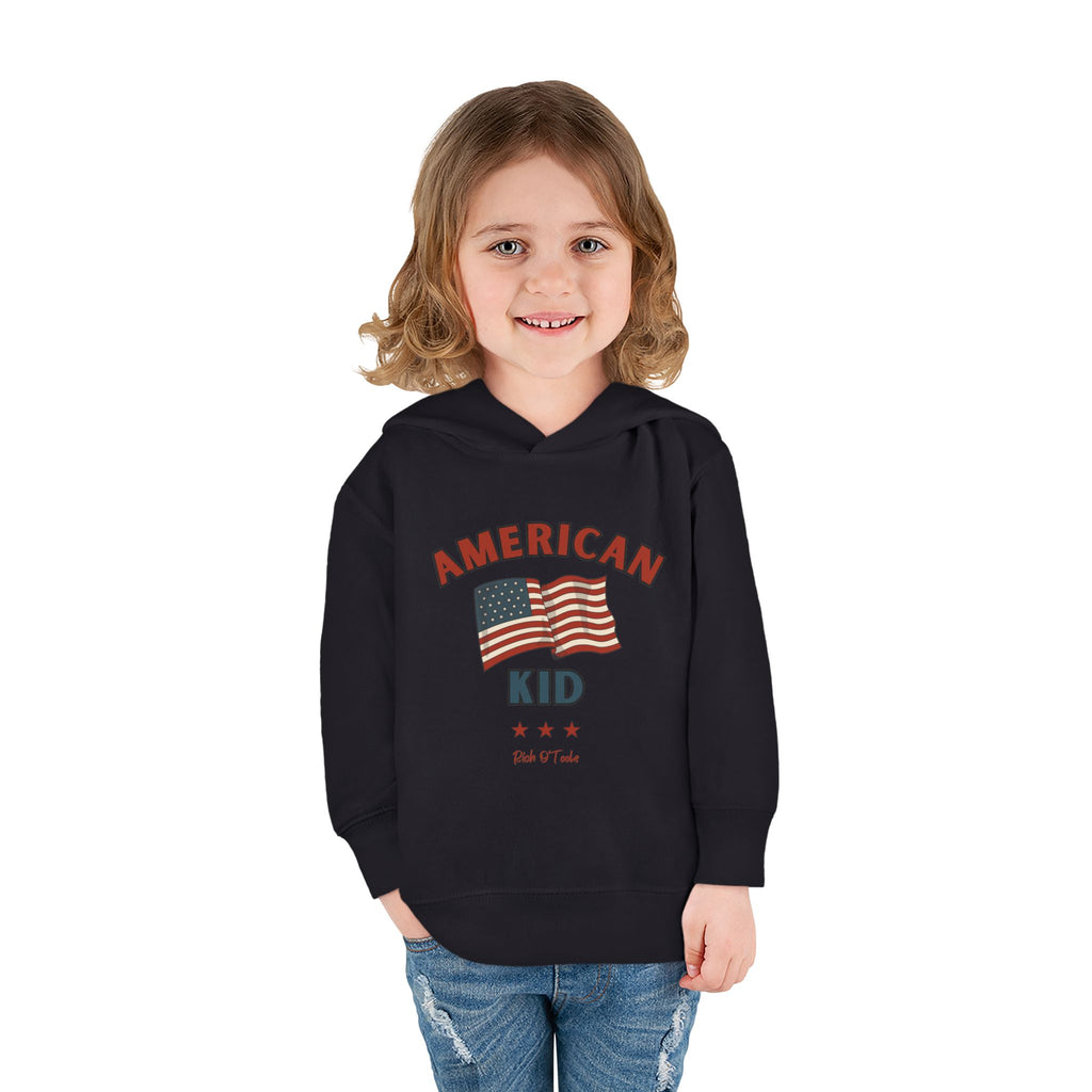 American Kid - Toddler Pullover Fleece Hoodie