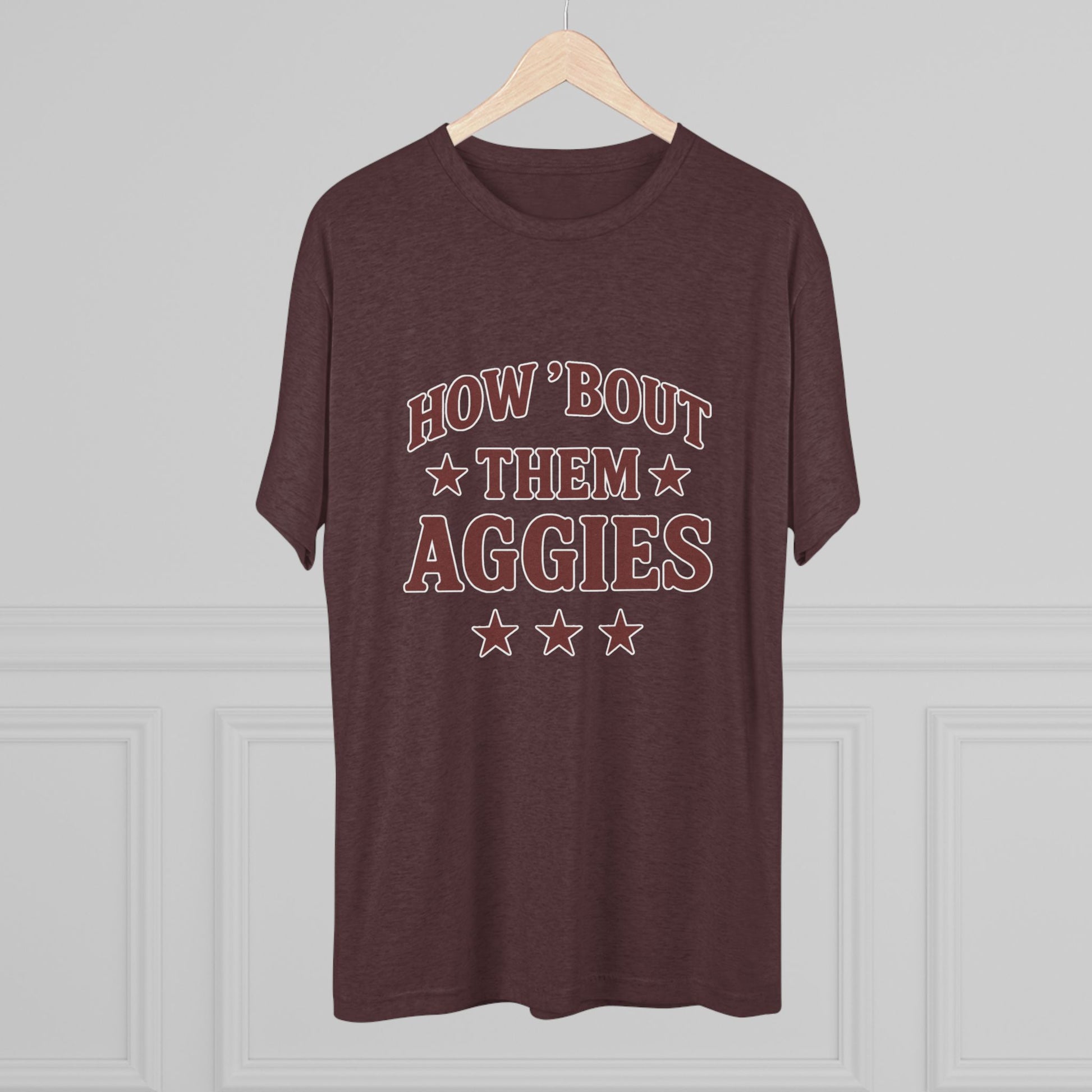 How 'Bout Them Aggies - Unisex Tri-Blend Crew Tee