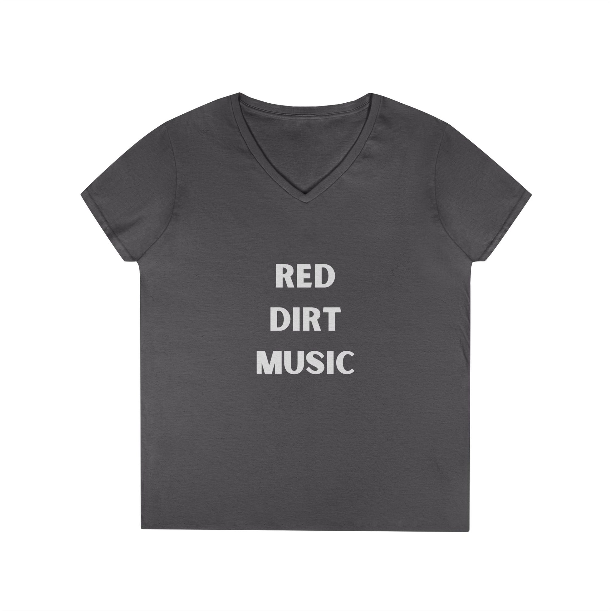Red Dirt Music - Ladies' V-Neck T-Shirt