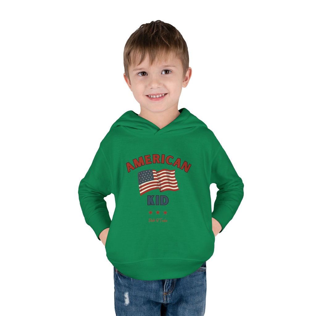 American Kid - Toddler Pullover Fleece Hoodie