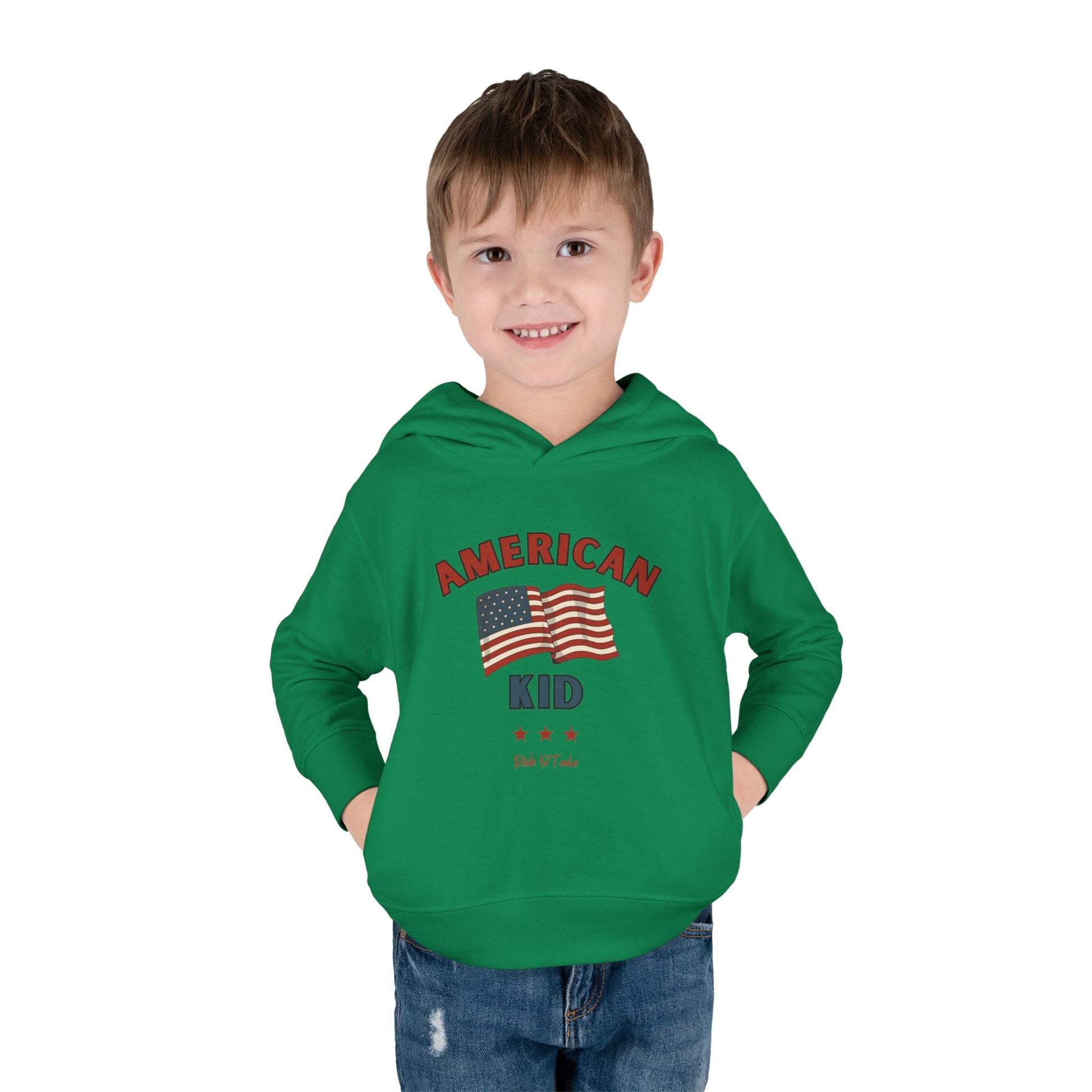 American Kid - Toddler Pullover Fleece Hoodie
