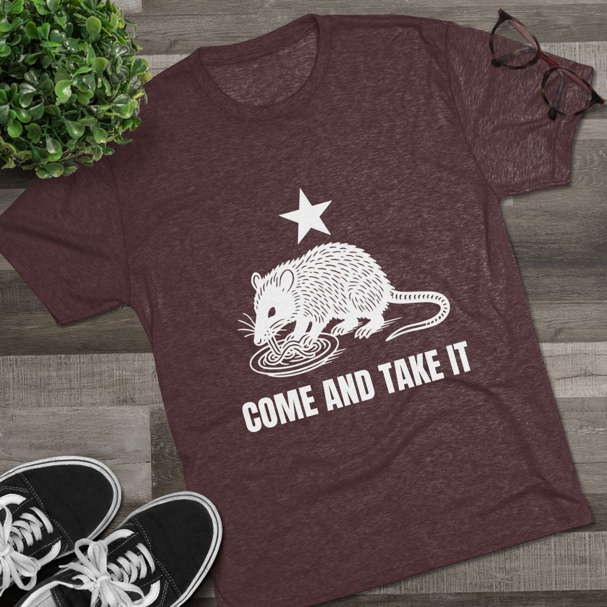 Come and Take It - Tri-Blend Crew Tee