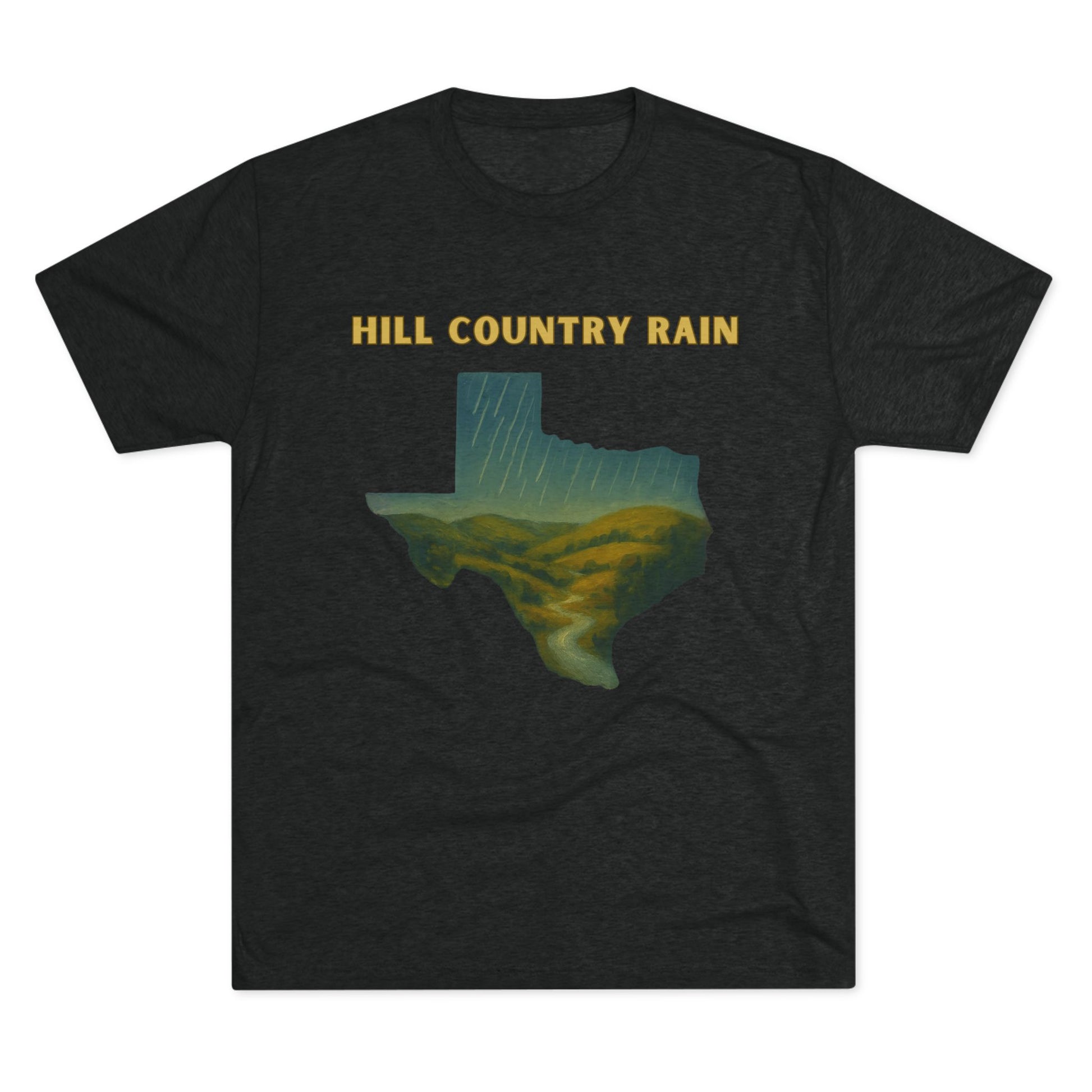 Hill Country Rain - Tri-Blend Crew Tee
